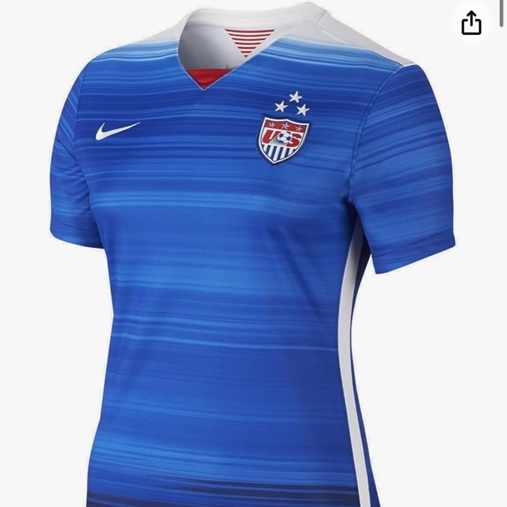M Authentic Nike 2015 U.S Stadium Away Womens Soccer Jersey